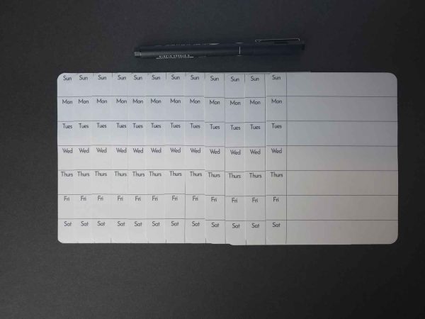 3 Month Undated Weekly Stickers for A5 Journals (12 stickers) - Image 2